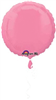 Bubble Gum  Round Mylar Balloon