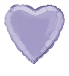 Lavender Heart Mylar Balloon