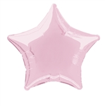 Pastel Pink Star Mylar Balloon