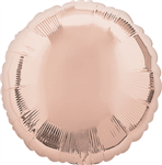 ROSE GOLD ROUND MYLAR