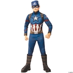 Captain America Endgame Deluxe Kid's Costume - Large