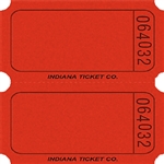 RED DOUBLE BLANK TICKETS