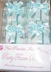 BLUE PACIFIER FAVOR BOXES