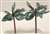 PALM TREE 4.5  (2 PIECE) CAKE DECORATIONS