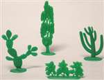 CACTUS (4 PIECE ASSORTMENT) CAKE DECORATION