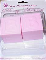 BABY BLOCK FAVOR - PINK