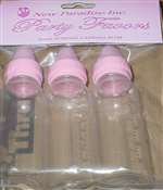 BABY BOTTLE 4  FILLABLE PINK FAVOR