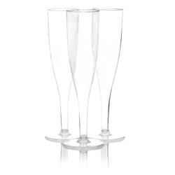 Champagne Plastic Flutes (10 Count)