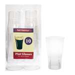 Pint Glasses Plastic 10Ct