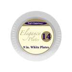 9  WHITE ELEGANCE PLATES