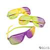 MARDI GRAS SHUTTER SHADES GLASSES