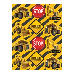 Construction Zone Stickers Favors