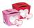 Pink And Red Pint Pails With Heart Window