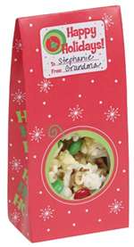 Christmas Print Treat Box With Window