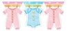 BABY CLOTHES LINE SHAPED BANNER