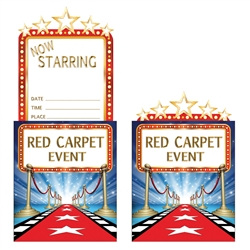 Hollywood Lights Party Invitations