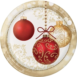 Opulent Ornaments 9 inch Plates