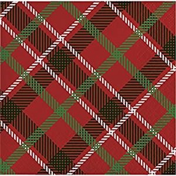 Tartan Tidings Beverage Napkins