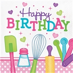 Little Chef Happy Birthday Luncheon Napkins