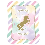 Unicorn Sparkle Invitations