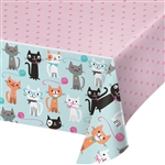 Purr-Fect Party Table Cover