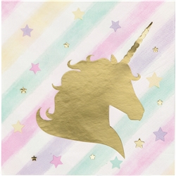 Unicorn Sparkle Beverage Napkins