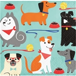 Dog Party Beverage Napkins