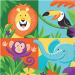 Jungle Safari Luncheon Napkins