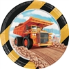 Big Dig Construction 7 Inch Plates