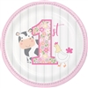 Farmhouse 1st Girl 7 Inch Plates