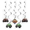 Monster Trucks Dizzy Danglers Decorations