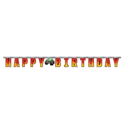 Monster Trucks Birthday Jointed Banner