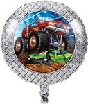 Monster Truck 18" Metallic Foil Balloon