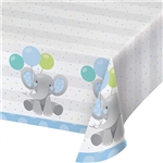 Enchanting Elephant Blue Table Cover