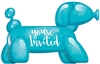 Animal Balloons Invitations