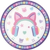 Digital Gamer Girl 7" Dessert Plates