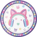 Digital Gamer Girl 7" Dessert Plates