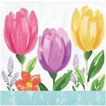 Tulip Blooms Beverage Napkins