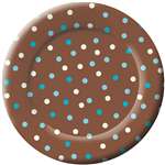 AQUA DOTS LUNCHEON NAPKINS