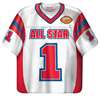 ALL STAR FOOTBALL 9 inch SHIRT SHAPED PLATE