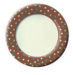 AQUA DOTS BANQUET PLATES