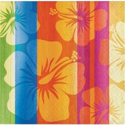 SUNSET STRIPES BEVERAGE NAPKINS