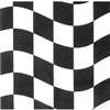 Black & White Check Luncheon Napkins