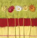 GERBERA GARDEN PLASTIC TABLECOVER