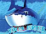 Shark Splash Party Invitations