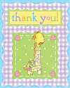 NURSERY FRIENDS THANK YOU CARDS