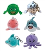 Sealife PBJ's Collectable Plush Ball Keyrings - Assorted