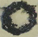 BLACK 25' STAR GARLAND