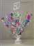 50 SILVER/MULTI-COLOR SPRAY CENTERPIECE