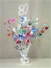 80 SILVER/MULTI-COLOR SPRAY CENTERPIECE